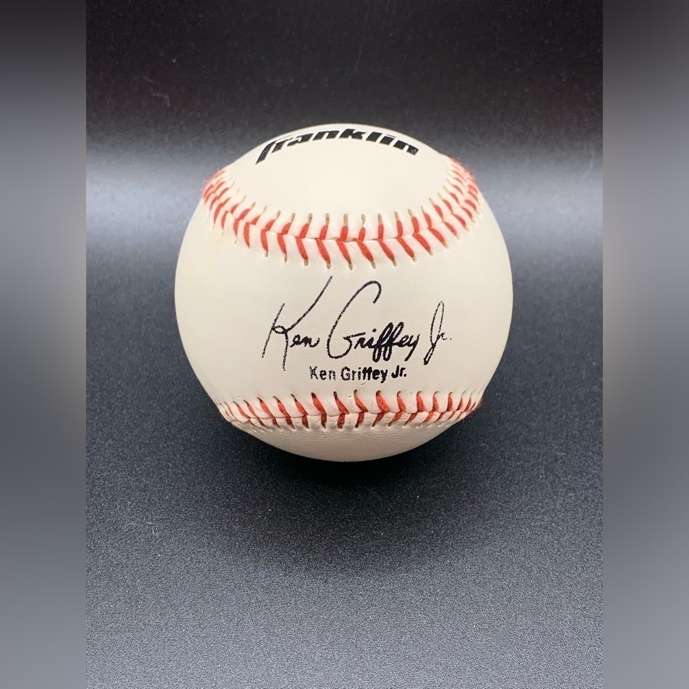 Ken Griffey Jr replica autographed Baseball by Franklin 1002 Ball VTG